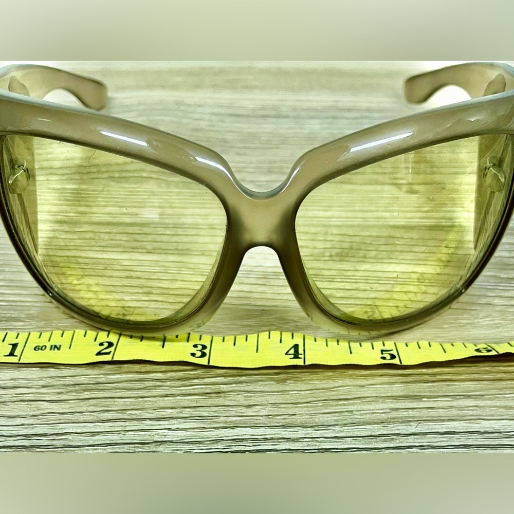 2000s Gucci Shield Sunglasses Translucent Y2k - image 8